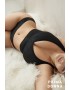 PrimaDonna 0163386-ZWA Montara Bralette χωρίς μπανέλα από φινετσάτη δαντέλα, ΜΑΥΡΟ